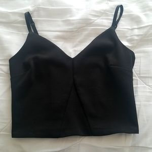 Black crop top xs